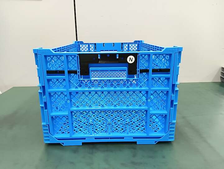 【中古】折り畳みコンテナ10個1セット（サンコー オリコン EP57A-B）